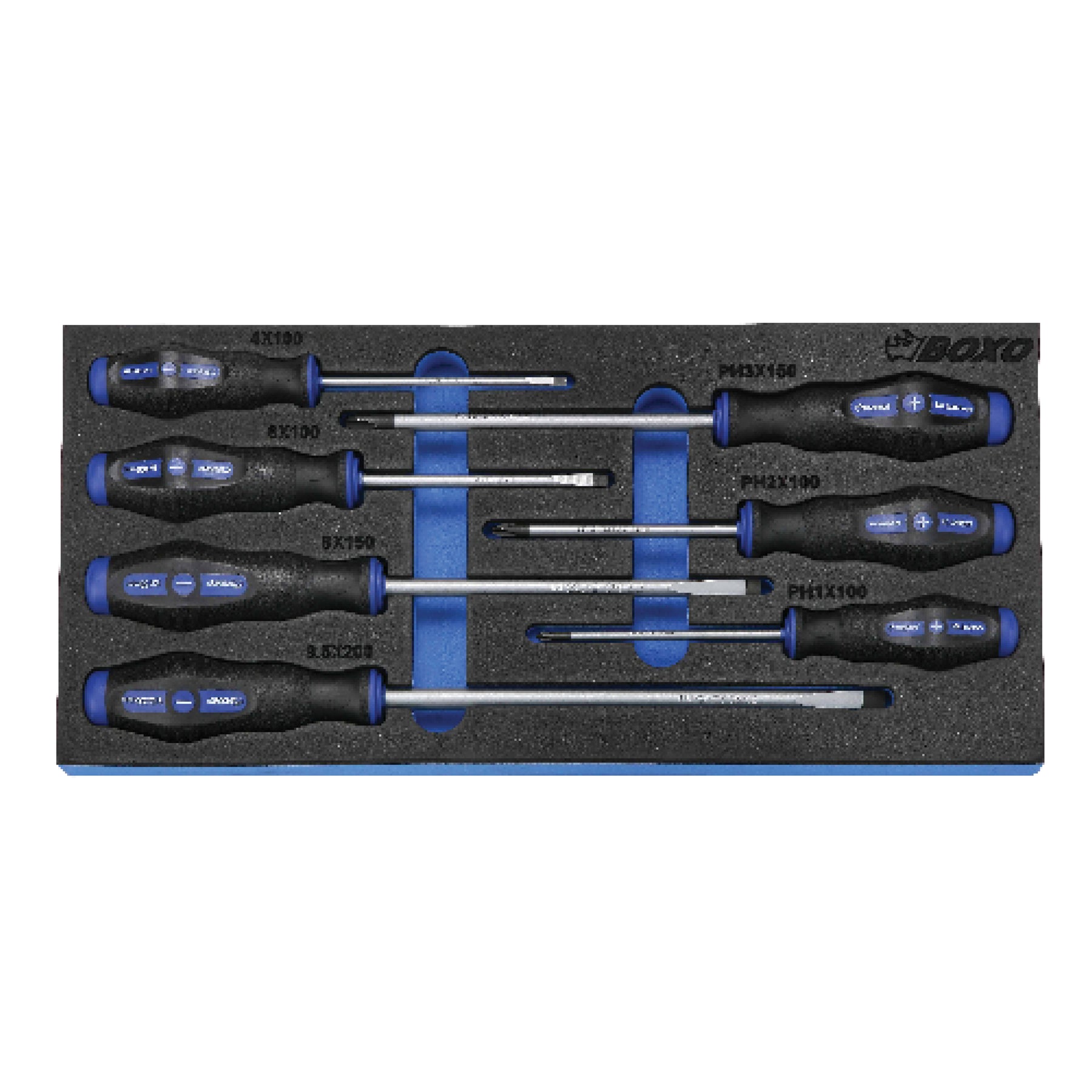 סט 7 מברגים 3 פיליפס+4 שטוח