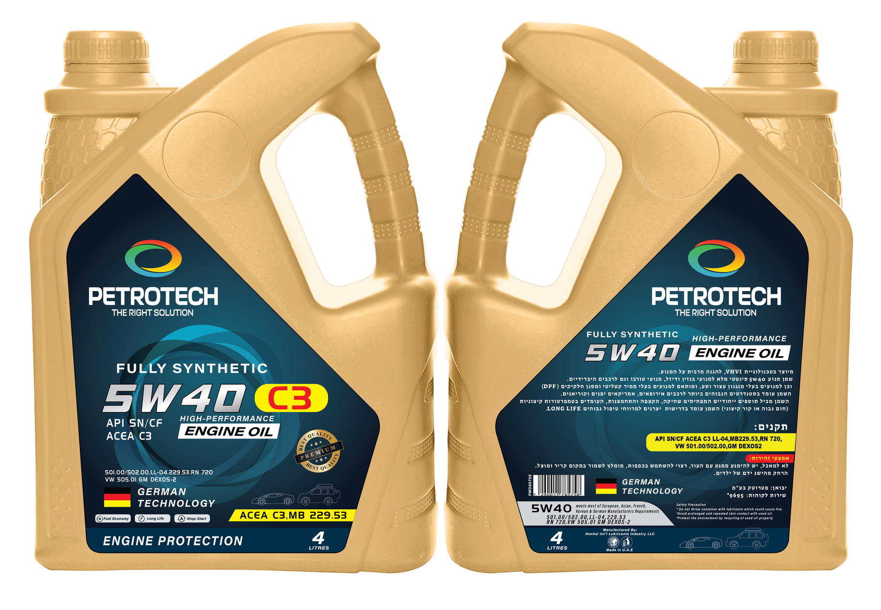 FULLY SYNTHETIC 5W40 ACEA C3 MB 229.53