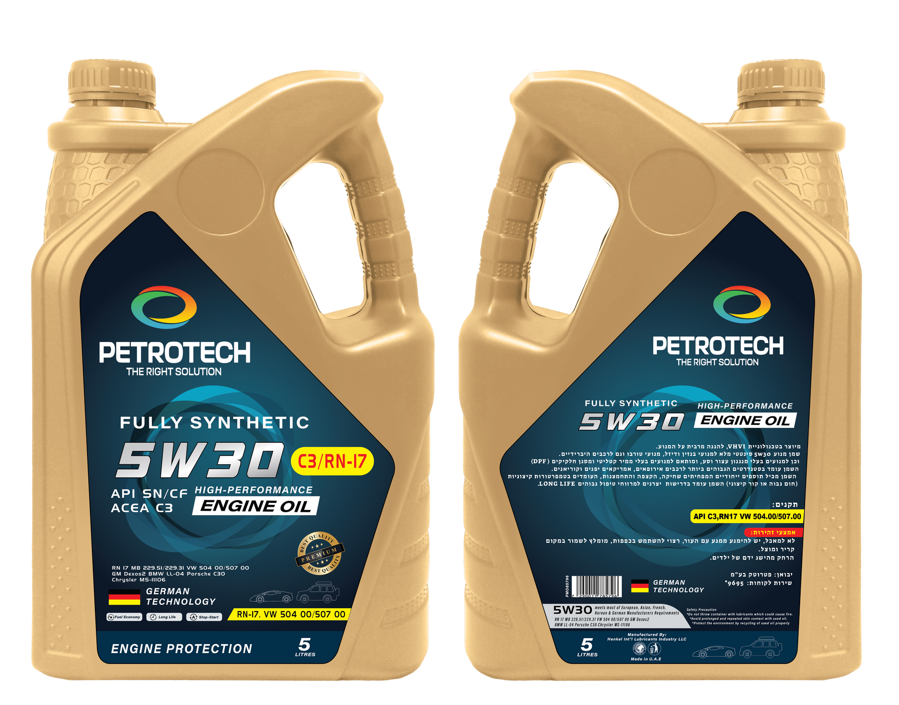 FULLY SYNTHETIC 5W30 RN-17 VW 504/507