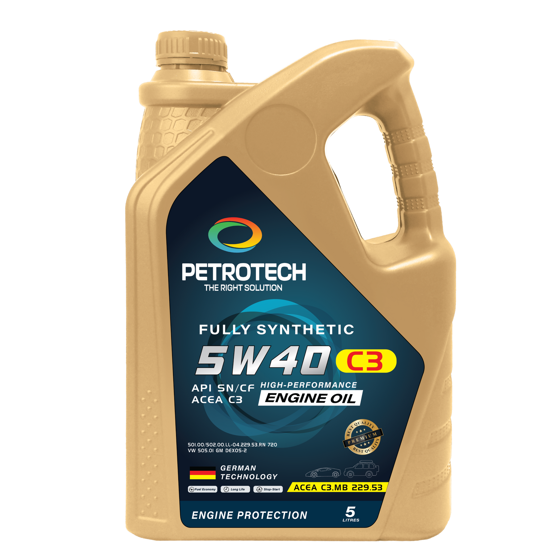 FULLY SYNTHETIC 5W40 ACEA C3 MB 229.53