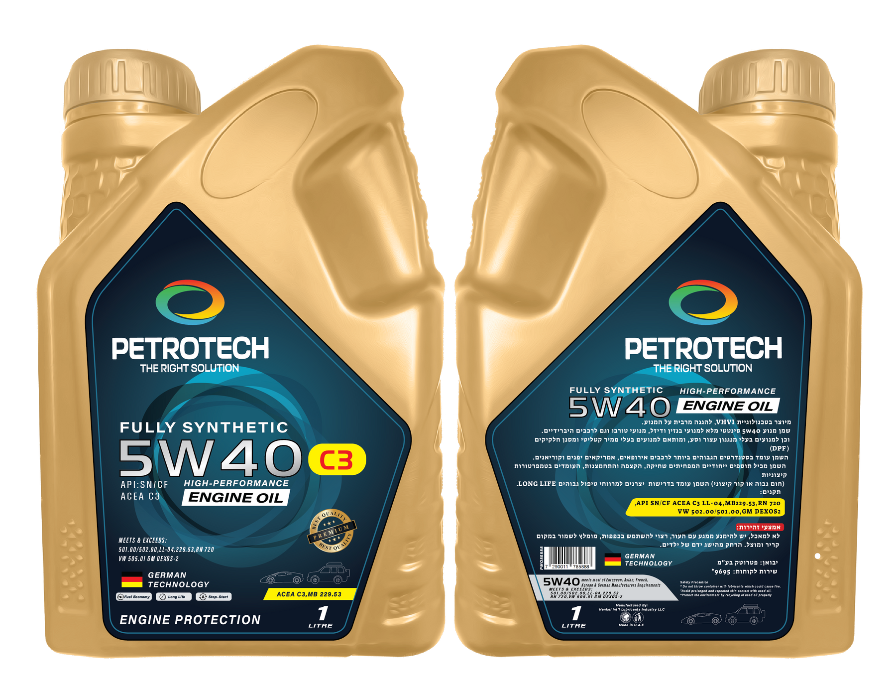 FULLY SYNTHETIC 5W40 ACEA C3 MB 229.53