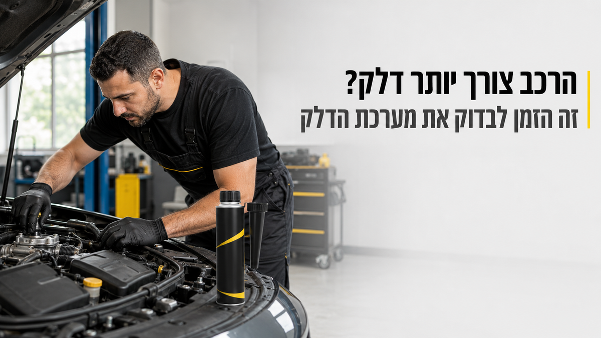 צריכת דלק גבוהה ברכב – בדיקת מערכת דלק, פיח במנוע ותוסף דלק מקצועי של פטרוטק