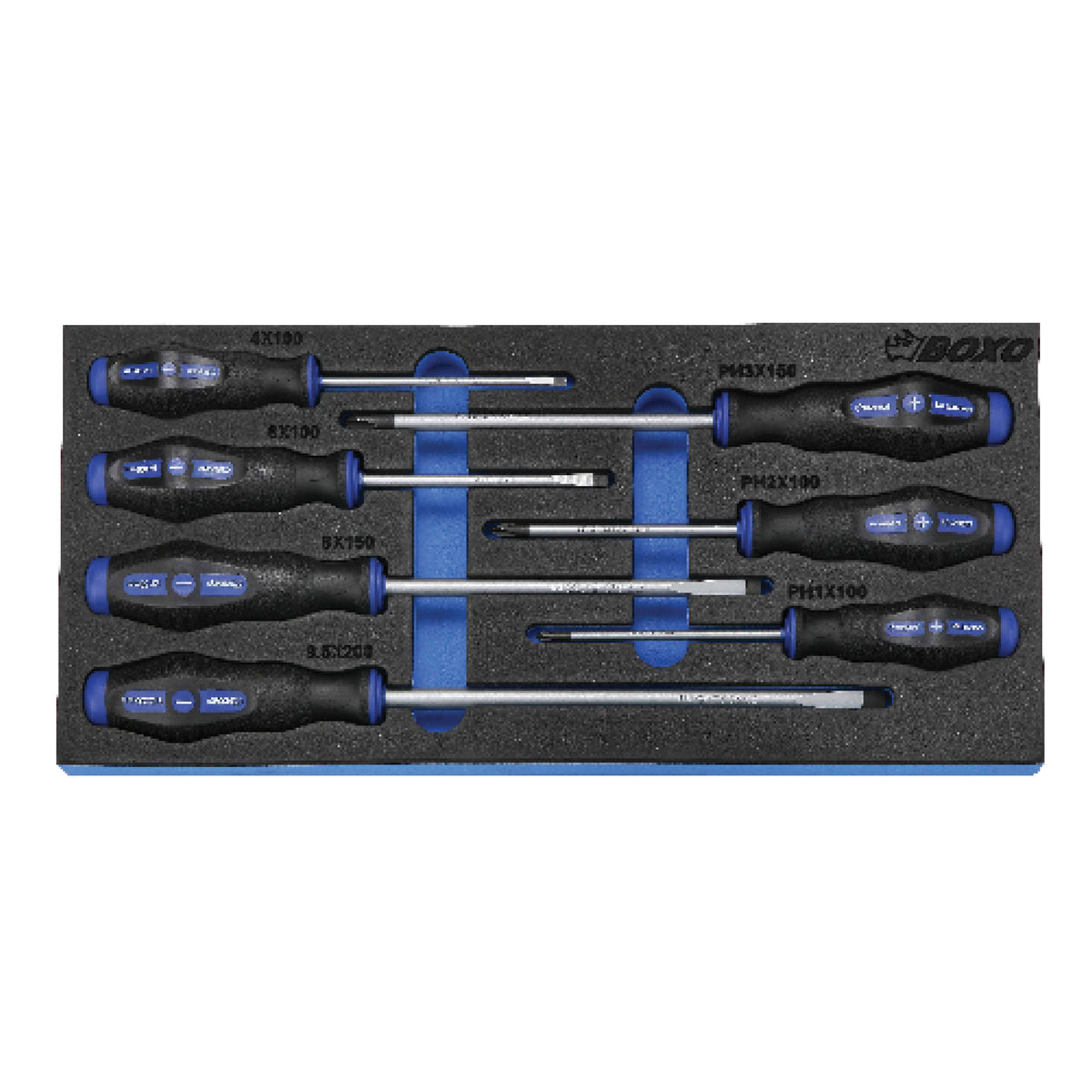 סט 7 מברגים 3 פיליפס+4 שטוח