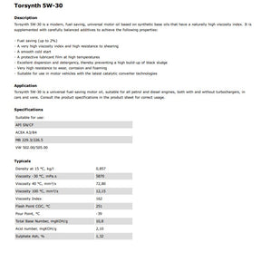 Torsynth 5W30 SN/CF