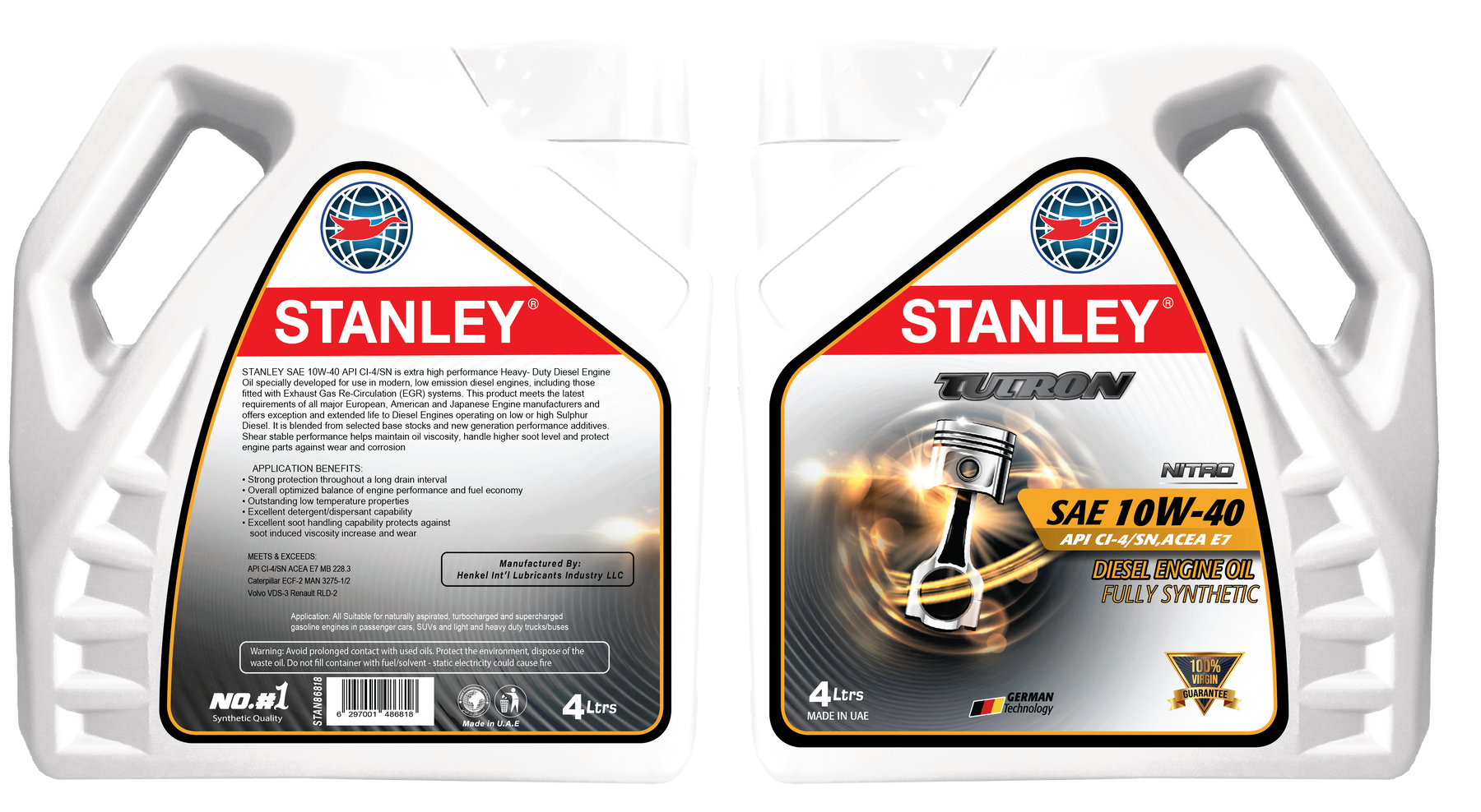 STANLEY - 10W40 CI-4, E7