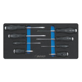 סט 8 מברגים, 4 פיליפס, 4 רגיל